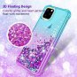iPhone 11 Pro Max Case Women Girls Cute Liquid and Glitters Bumper Protective