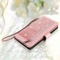 Samsung Galaxy Note 10+ Plus Wallet Case Luxury Glitter Leather Stand Rose Gold