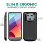 LG G6 Charging Case 5000mAh Battery Rechargeable Power Bank Cover w/ USB C Port