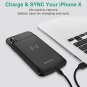 iPhone X Xs Qi Charging Case 6000mAh Battery Wireless Charging Upgraded Cover