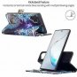 Samsung Galaxy Note 10+ Plus Wallet Case Detachable Leather Blue Mandala Girls