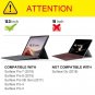Surface Pro 7 / Pro 6/Pro 5/4/3 Case Leather Design and Type Cover Keyboard New