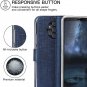 Nokia 9 Pureview Wallet Case Shockproof Flip Folio Stand Card Slots Magnetic