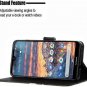 Nokia 4.2 Wallet Case w/ Screen Protector and Stand Colorful Flower PU Leather