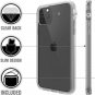 Case For iPhone 11 Pro Max Clear Back Heavy Duty 10ft Drop Proof Cushioning