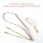iPhone XR Wallet Case Crossbody Zipper Purse Wrist Chain Card Holder Cover