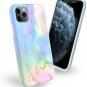 Caka Case for iPhone 11 Pro Max Marble Protective Shockproof Opal