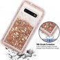 Galaxy S10 Plus Case Protective Heavy Duty Hard Shell Glitter Quicksand Bling