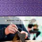 Leather Wallet Case for Galaxy S10 Plus Luxury Stand Mirror Card Pocket Purple