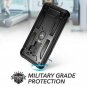 Galaxy S9+ Plus Case Built-in Screen Protector Shockproof Kickstand Black