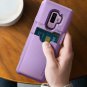 Slim Armor Case for Samsung Galaxy S9 Plus Wallet SlideCard Military Purple
