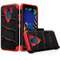 LG K40 Case with Screen Protector Military Rugged Belt Clip Holster Kickstand