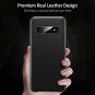 Premium Real Leather Case for Galaxy S10 Plus Ultra Thin Slim Lightweight Black