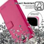 Wallet Case for Galaxy S10 Stylish Card Slot Leather Stand Flip Cover Slim Pink