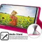 Wallet Case for Galaxy S10 Stylish Card Slot Leather Stand Flip Cover Slim Pink