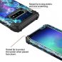 Case for Galaxy S10 Floral Three Layer Heavy Duty Hybrid Full Body Shockproof