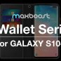 Wallet Case for Galaxy S10 Plus Card Slot Magnetic Close Hybrid Shockproof Stand