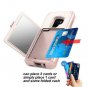 Sumsung Galaxy S9+ Plus Case Heavy-Duty Card Slot Holder Opened Back Mirror