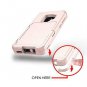 Sumsung Galaxy S9+ Plus Case Heavy-Duty Card Slot Holder Opened Back Mirror