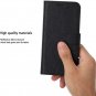 Nokia 4.2 Wallet Case Flip Folio Stand Cover Card Holster Canvas TPU Black