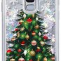 Galaxy S9 Plus Case Chrismas Glitter Tree Bling Sparkle Floating Liquid Soft