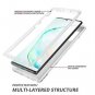 Case for Galaxy Note 10 Shockproof Rugged Full-Body Rose Gold Marble Shockproof