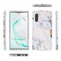 Case for Galaxy Note 10 Shockproof Rugged Full-Body Rose Gold Marble Shockproof