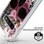 Case for Galaxy S10 Plus Floral Skull Flower TPU Bumper Protective Clear Design
