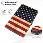 Folio Stand Case for All-New Amazon Fire HD 10 Tablet 9th/7th Gen US Flag