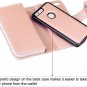 Google Pixel Wallet Case PU Leather Flip Folio Purse Zipper Card Slots Women