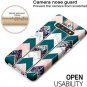 Slim Soft TPU Case For Galaxy S10 Shiny Rose Gold Marble Wave Geometric Silicone