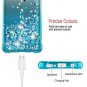 Samsung Galaxy S10 Case Shockproof Flowing Liquid Floating Bling Glitter Sparkle