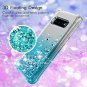 Samsung Galaxy S10 Case Shockproof Flowing Liquid Floating Bling Glitter Sparkle