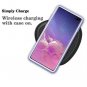 Case for Galaxy S10 Plus Shiny Three Layers Sparkle Bling Design Bumper Clear