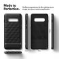 Case for Galaxy S10 Plus Thin Durable Slim Dual Layer Textured Cover Black