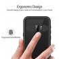 EFFUN Samsung Galaxy S9 Plus Waterproof Case, IP68 Certified Black/6.2 inch