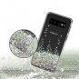 Case for Galaxy S10 Plus Luxury Fashion Moving Shiny Silver Bling TPU Glitter