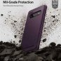 Case for Galaxy S10 Plus Extreme Tough Rugged Anti-slip Durable Flexible Purple