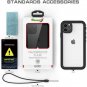 iPhone 11 Pro Max Case Built-in Screen Protector WaterproofIP69 Underwater Phone