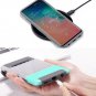 Case for Galaxy S10 Plus 2 Layer Stylish Slim Hybrid Minimal Mint Stripes & Grey