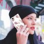for iPhone 8/7 Plus Wallet Case Cute Design Wrist Strap Magnetic Closure White