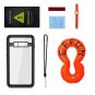 Case for Galaxy S10 Plus Waterproof Underwater Cover Shockproof Stand Aqua Blue