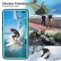 Case for Galaxy S10 Plus Waterproof Underwater Cover Shockproof Stand Aqua Blue