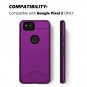 Wallet Case for Google Pixel 2 Dual Layer Card Slot Holder Kickstand