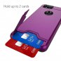 Wallet Case for Google Pixel 2 Dual Layer Card Slot Holder Kickstand