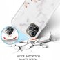 DOUJIAZ iPhone 11 Pro Max Case Bling Glitter Sparkle Marble Design White