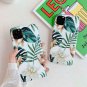 ooooops New iPhone 11 Pro Max Case for Girls, Green Leaves with White &...