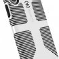 iPhone XS/iPhone X Case Anti-slip Rubber Grip Military Phone Cover White/Black