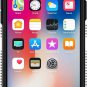iPhone XS/iPhone X Case Anti-slip Rubber Grip Military Phone Cover White/Black