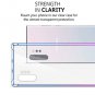 Samsung Galaxy Note 10 Plus Case Clear Non Slip Durable Bumper TPU Blue Purple